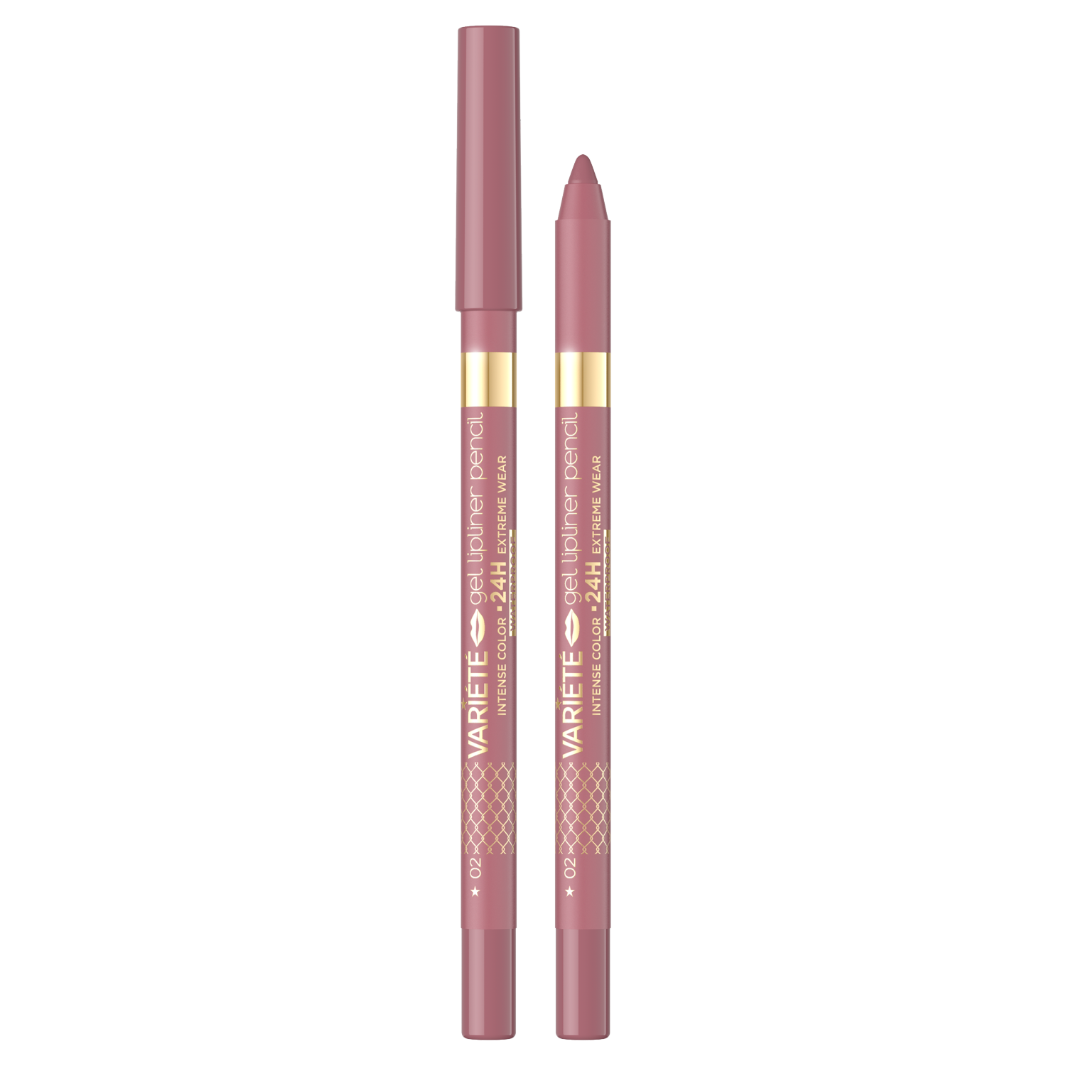 

Водостойкая гелевая подводка для губ 02 Eveline Cosmetics Variété, 9 мл