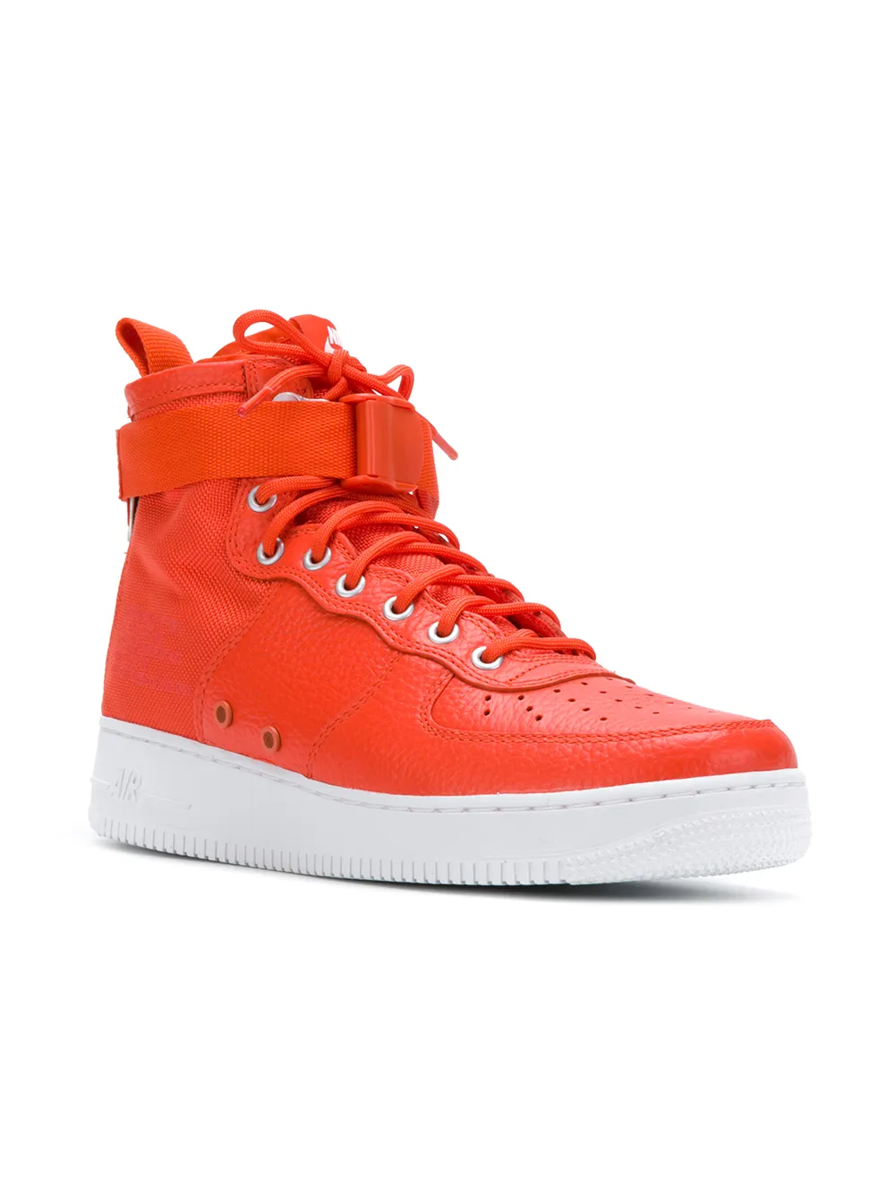 Кроссовки SF Air Force 1 Mid Team Orange Nike, желтый — фото 2