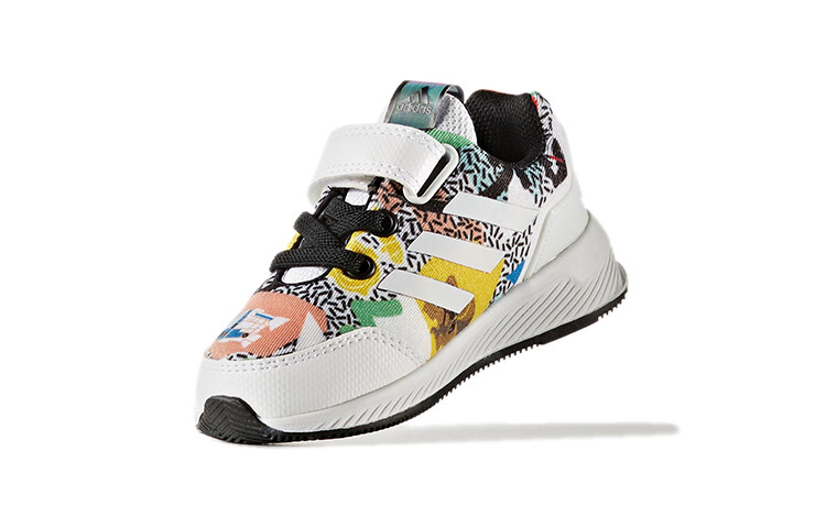 Кроссовки adidas Toddler Shoes TD Low-top White/Yellow/Blue — фото 3