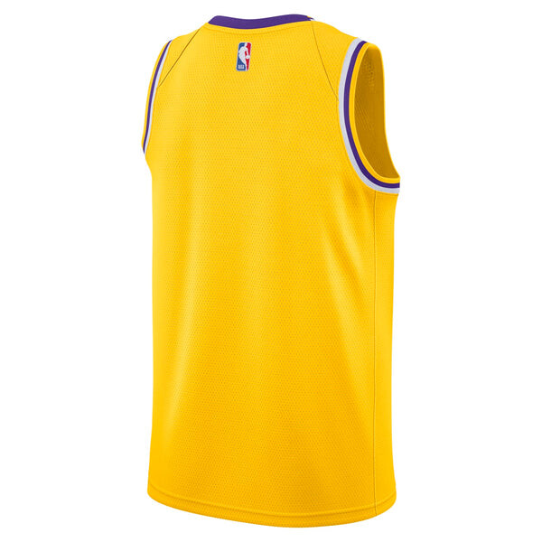 Футболка x nba los angeles lakers icon edition свитера swingman Nike, желтый — фото 2