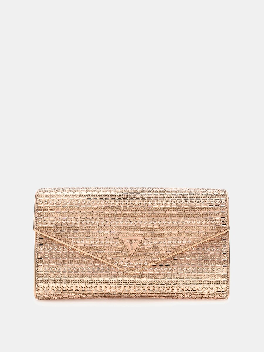 

Клатч GUESS Clutch, цвет rose gold