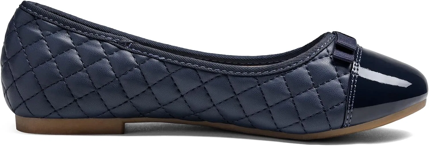 Детские балетки для девочек с бантом Dream Pairs, Navy/Blue — фото 2