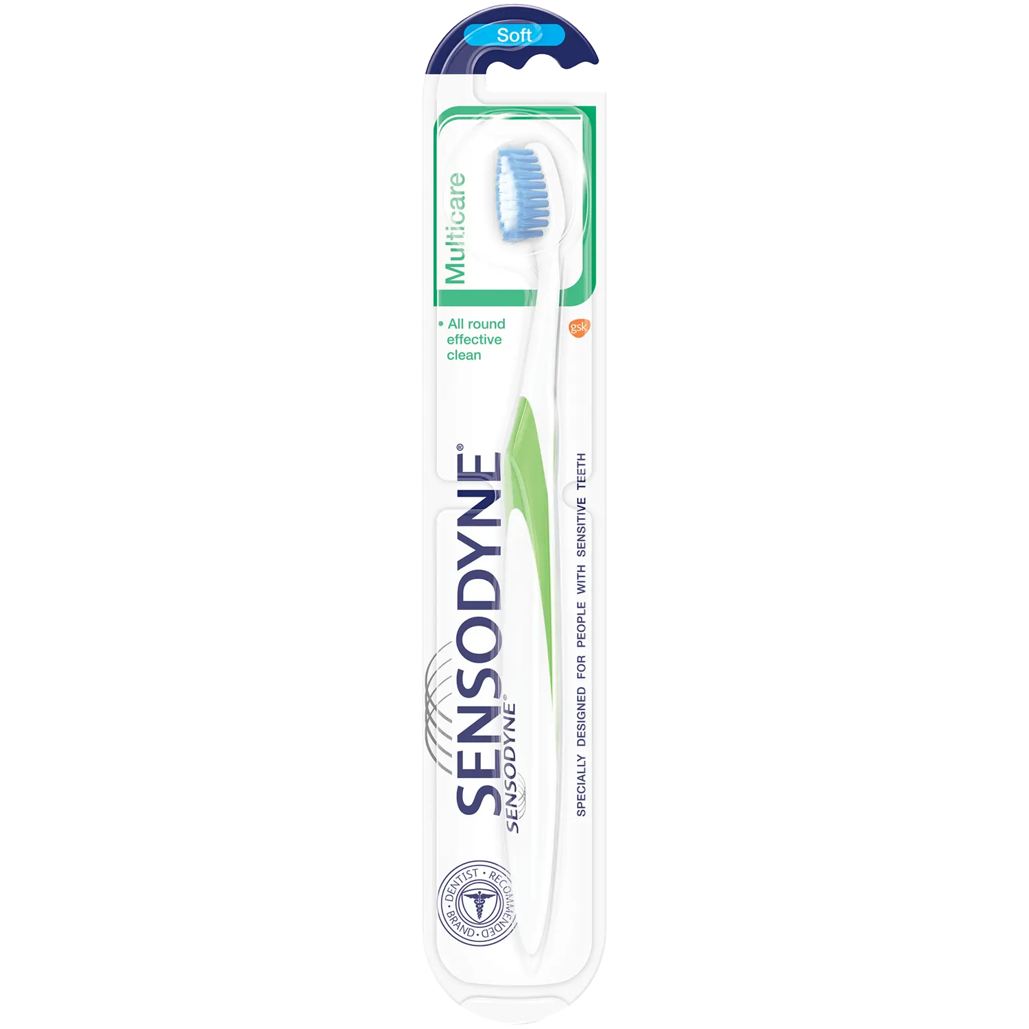 Sensodyne MultiCare зубная щетка мягкая, 1 шт.