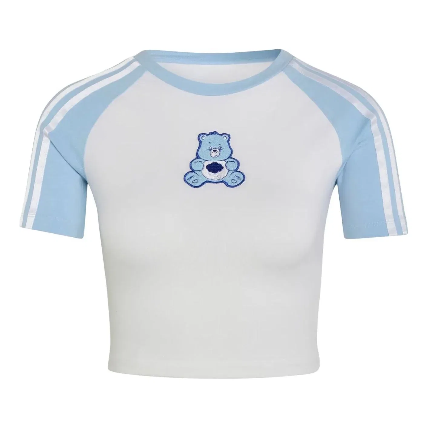 Женская футболка Care Bears Baby T-Shirt Asia Sizing 'White Clear Sky' adidas, White / Clear Sky