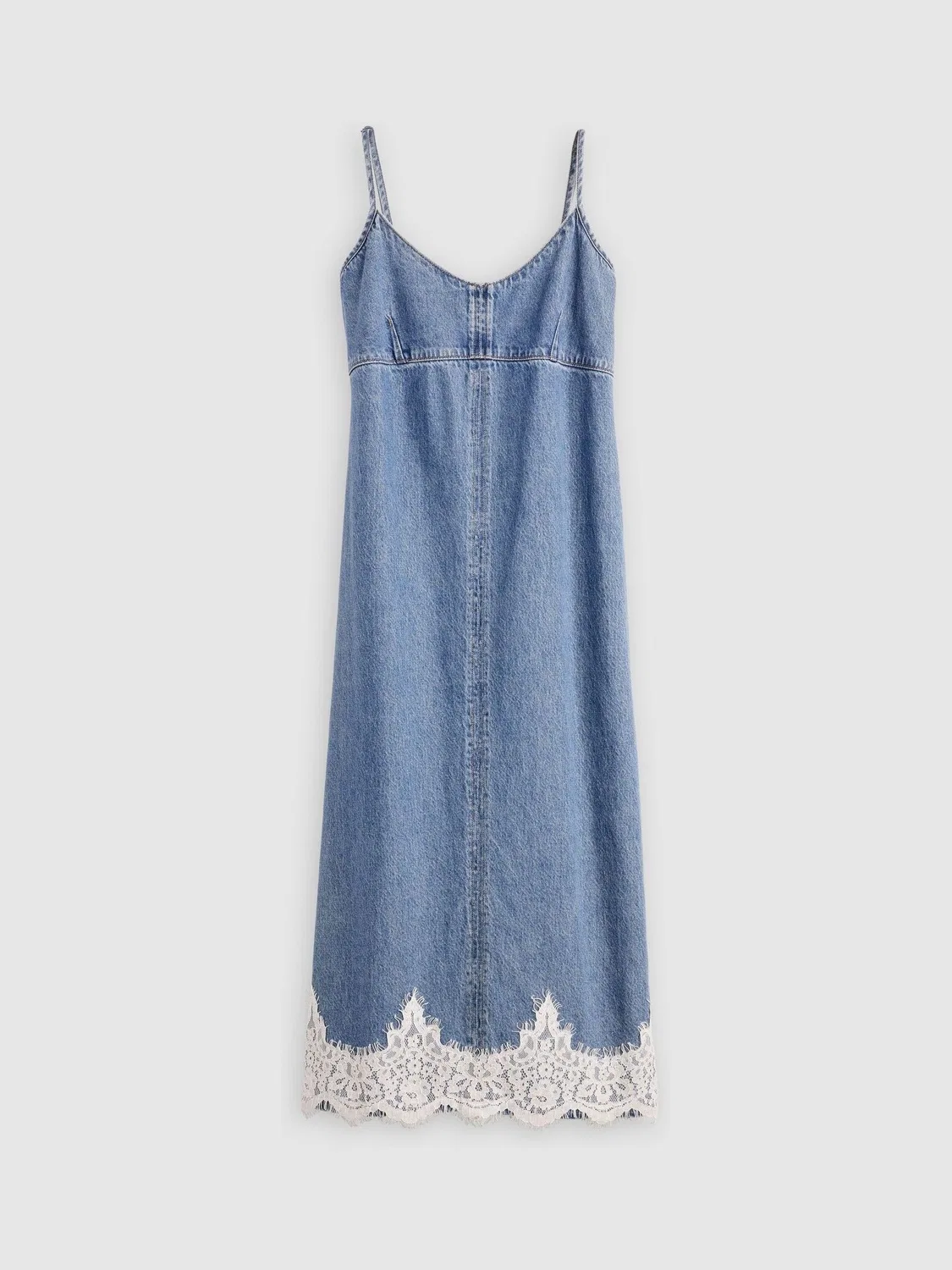 Платье-комбинация джинсовое Levi's 90s Denim Slip Dress, Синий — фото 4