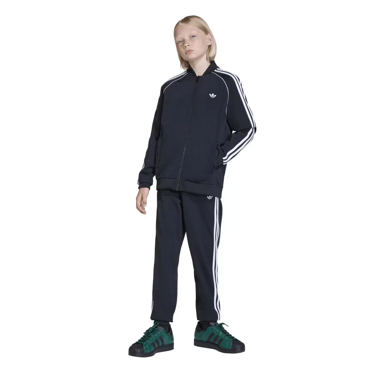 Детская куртка из полиэстера adidas Originals, Negro — фото 3