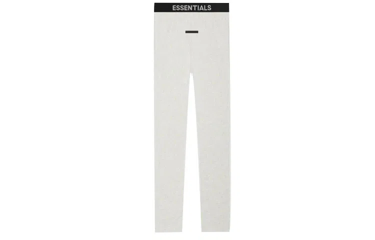Детские трикотажные спортивные штаны прямого кроя Fear Of God Essentials, Oat