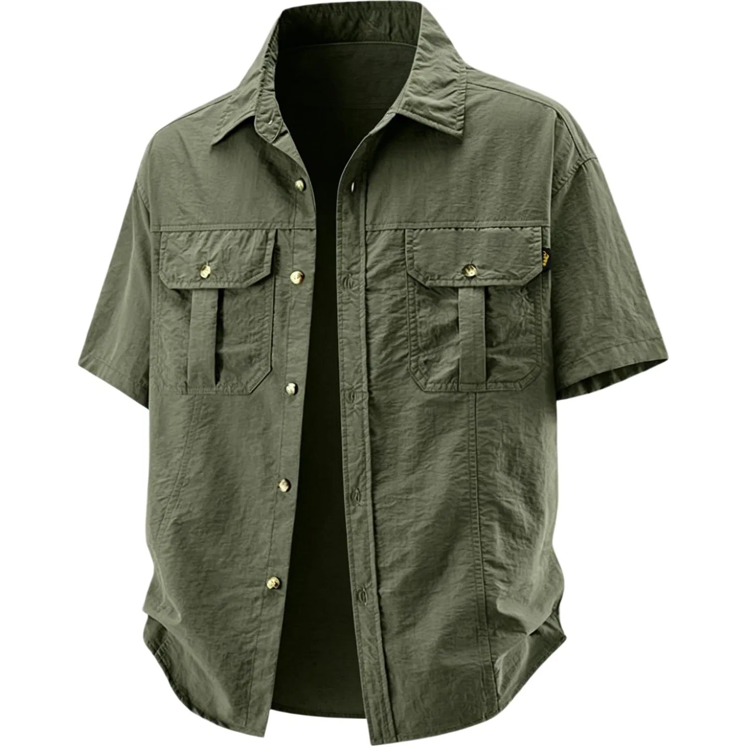 Детская рубашка с воротником Sugarfunk, Upgraded Army Green