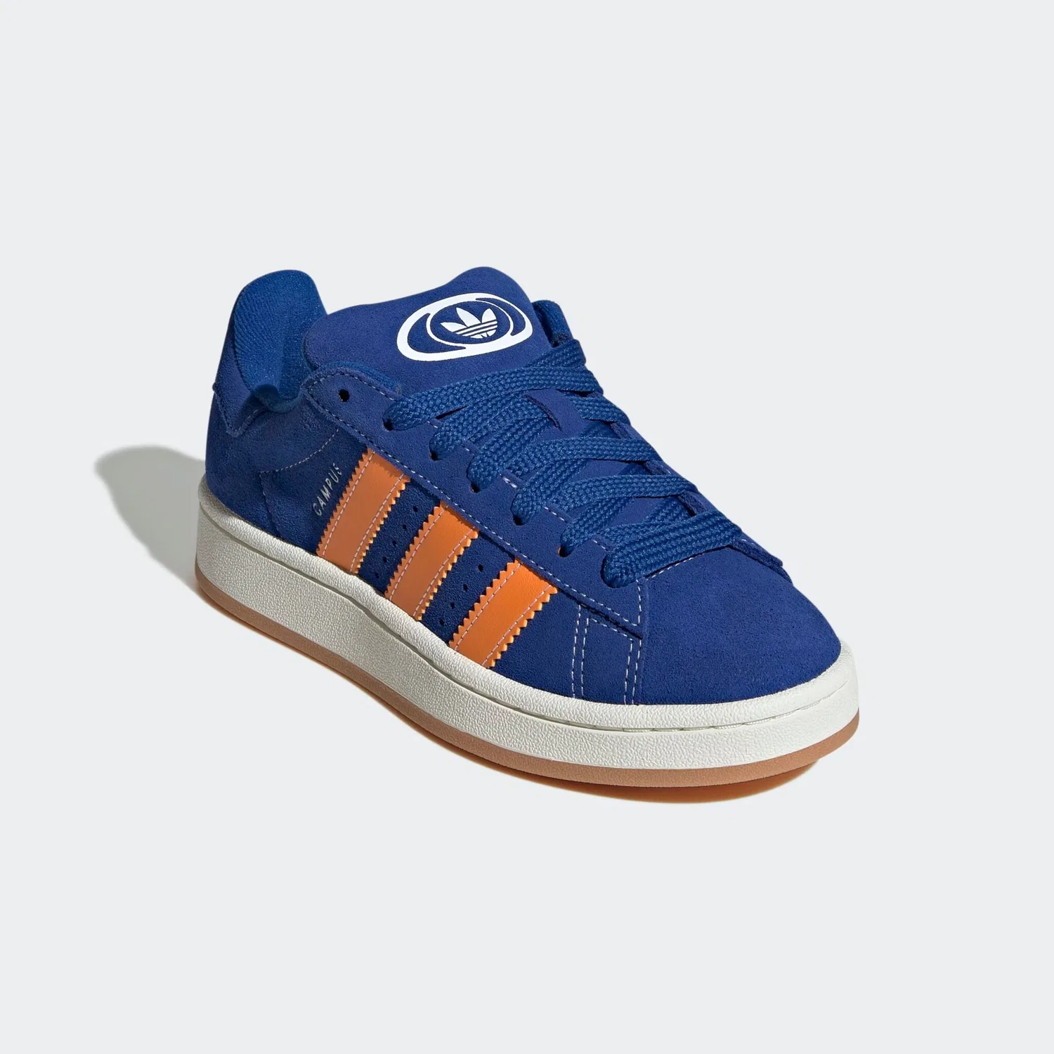 Детские кроссовки ретро-стиля Campus 00s Adidas Originals, Collegiate Royal / Bright Orange / Off White