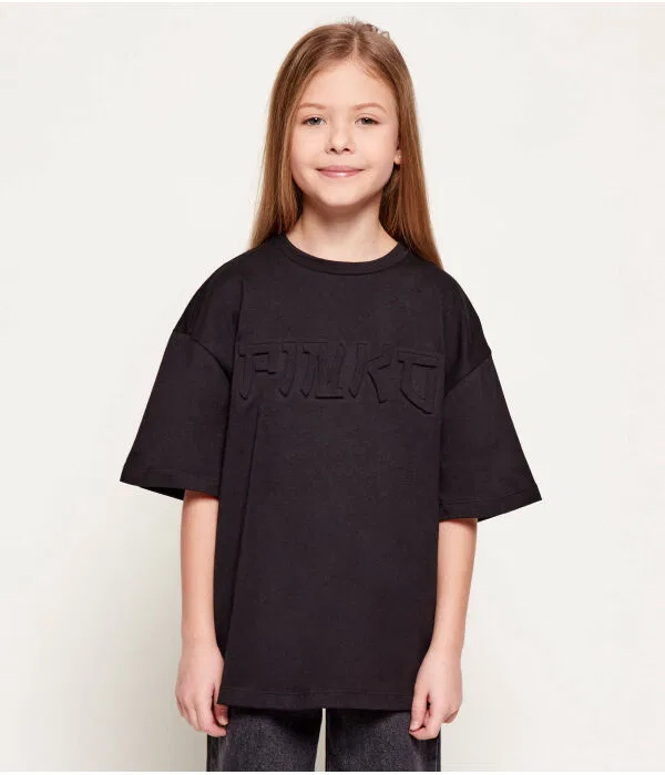 Детская футболка с принтом T-Shirt Pinko Up, черный