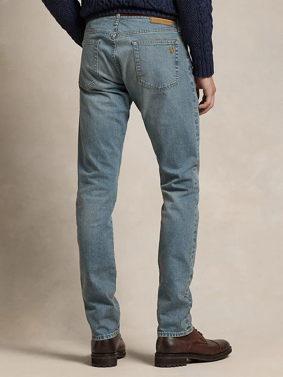 Джинсы Polo Ralph Lauren Slim fit 'Sullivan' из синей джинсовой ткани — фото 3