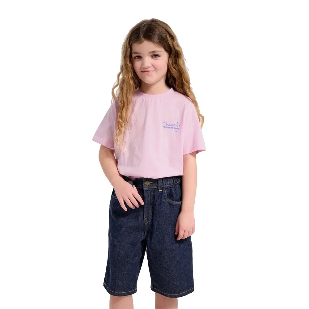 Футболка с коротким рукавом Regular Graphic Hummel, розовый