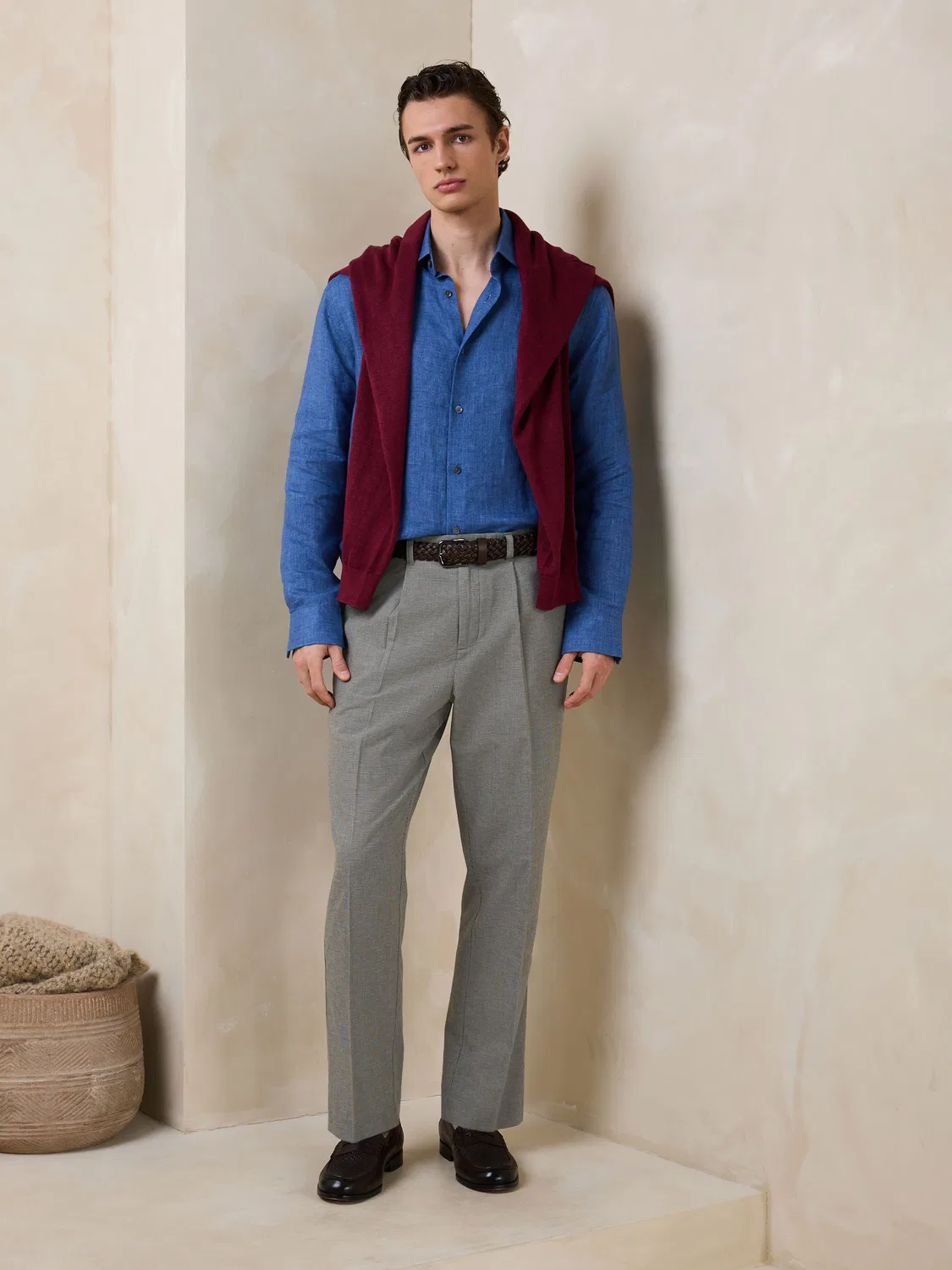 Брюки классические Regular Fit Next, зеленый — фото 2