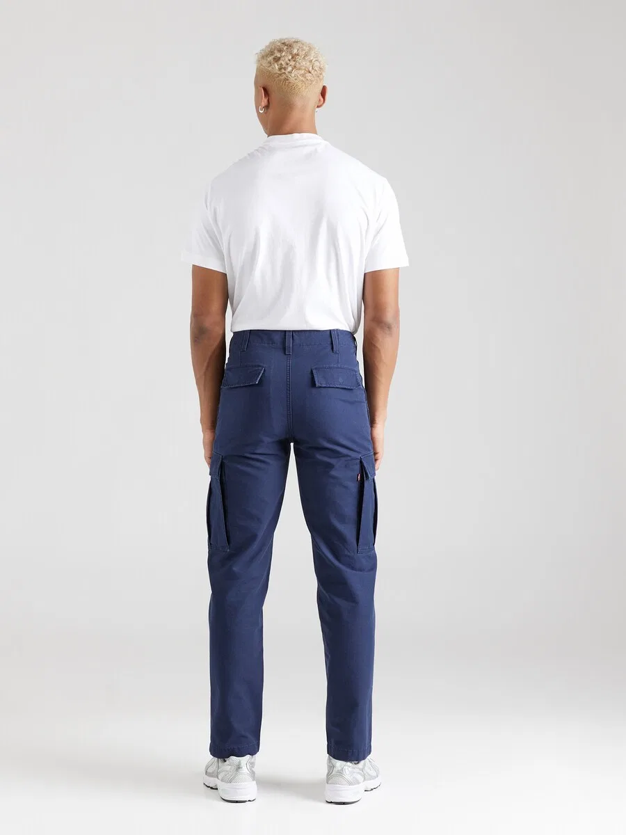 Брюки-карго LEVI'S Regular, цвет морской синий — фото 4