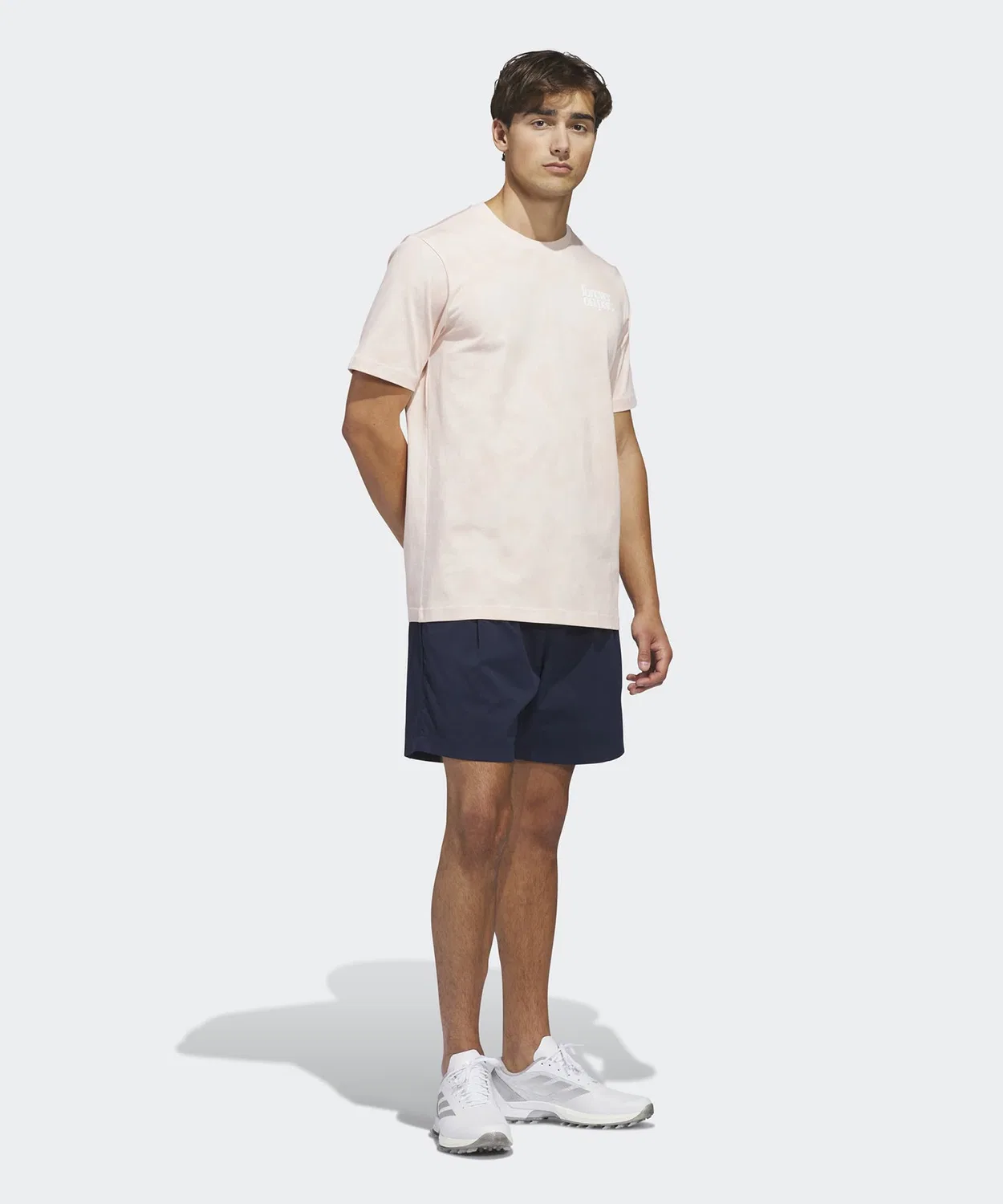 Мужская футболка с принтом Golf F.O.P Graphic с коротким рукавом Adidas, Розовый — фото 3