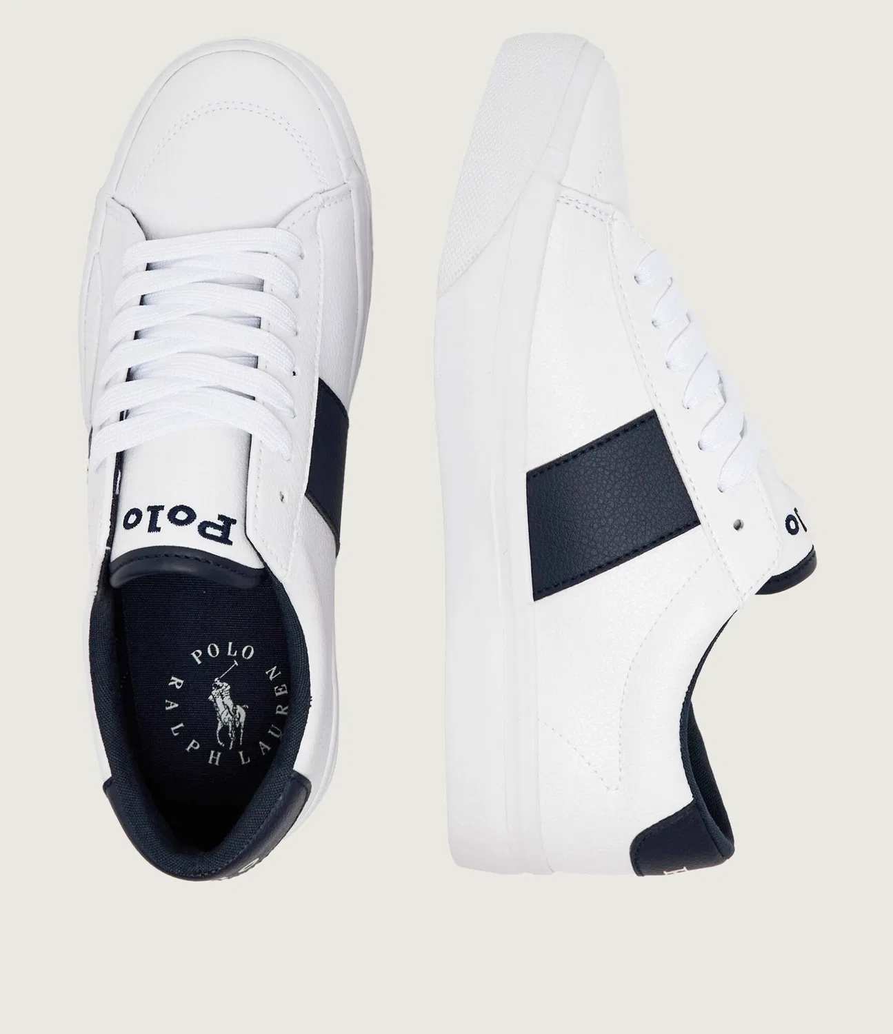 Кроссовки Ryley Polo Ralph Lauren, Bianco — фото 4