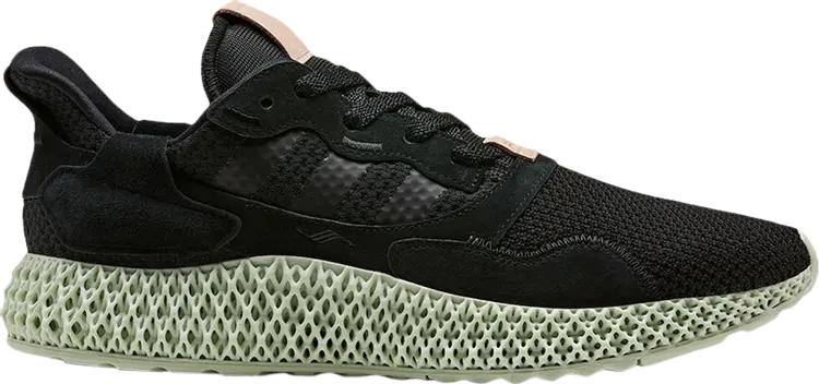 Кроссовки Adidas Hender Scheme x ZX 4000 Futurecraft 4D 'Black', черный — фото 2