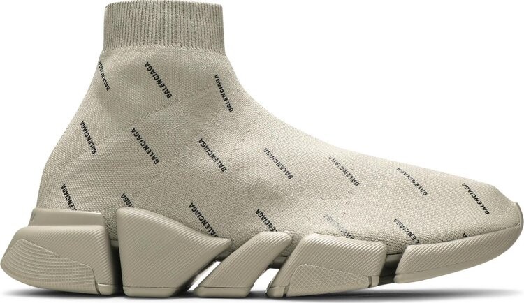 

Кроссовки Balenciaga Speed 2.0 Sneaker Allover Logo - Sand, коричневый