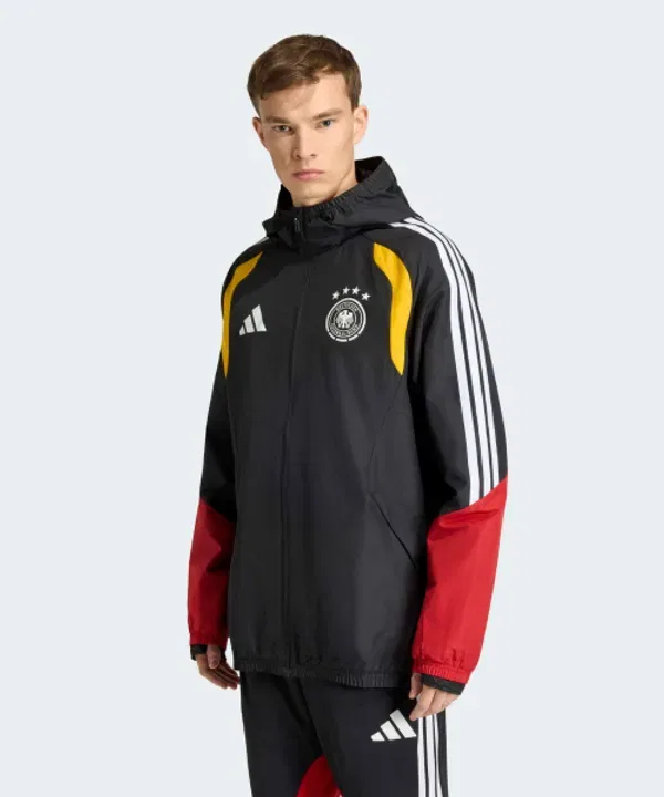 Нейлоновая куртка All Weather Adidas, черный