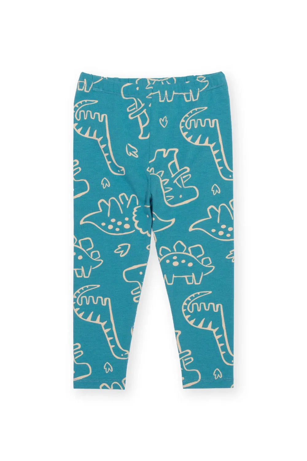 Детские леггинсы с принтом Doodle Dino Kite, Blue
