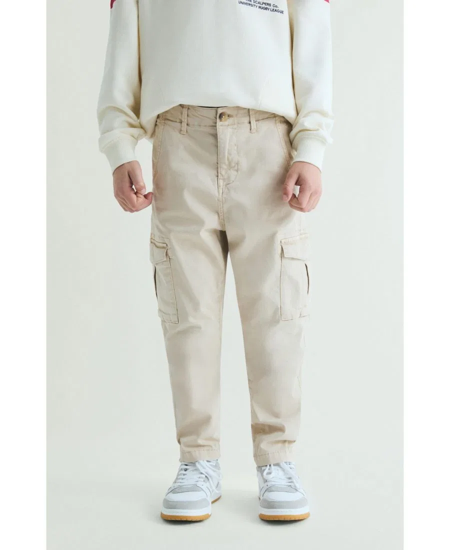 Брюки карго Slim Fit Scalpers, Beige