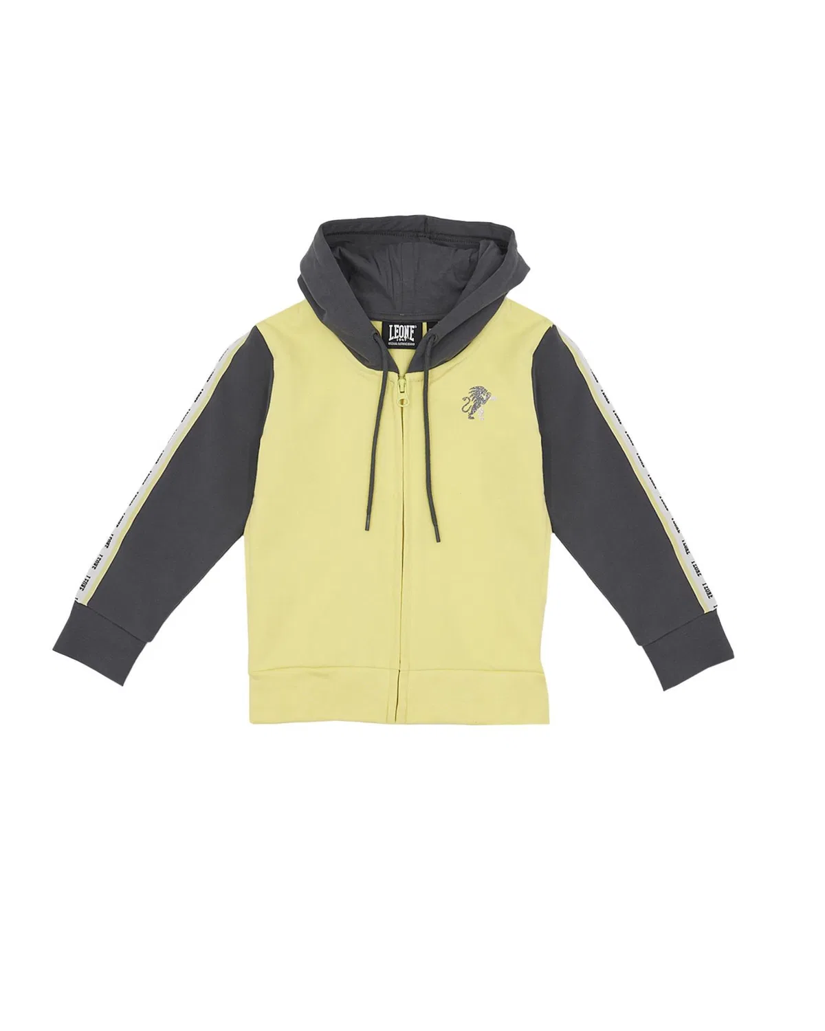 Детское худи с вертикальными полосами Basic Line Leone 1947 Apparel, Gelb