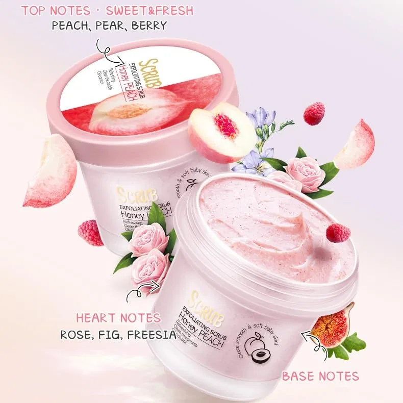 Скраб для тела Peach & Honey, GYSFCJHYLU, 100г — фото 4