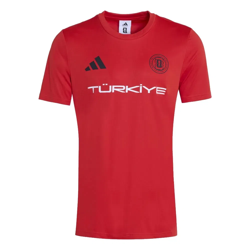 Мужская футболка с принтом FIFA World Cup 2026 Turkey Jersey Adidas, Red