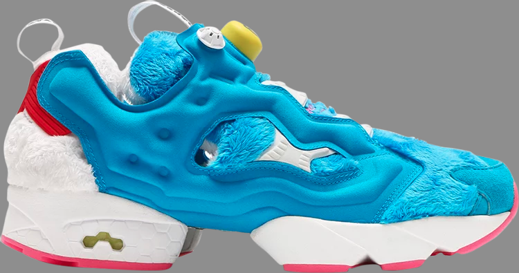 Кроссовки atmos x packer x instapump fury 'doraemon' Reebok, синий - фото