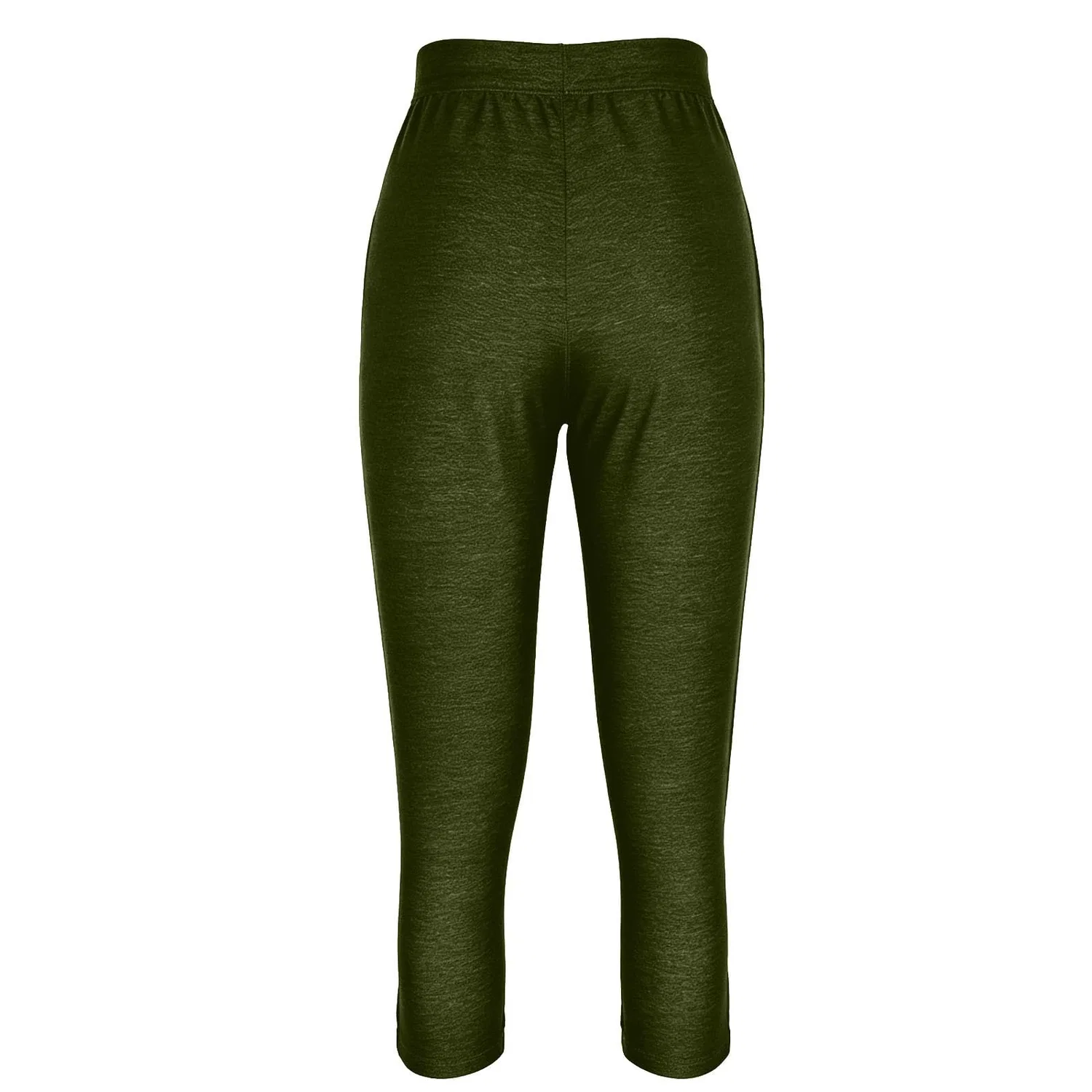 Женские джинсы-капри скинни с высокой посадкой, Z4-green — фото 4