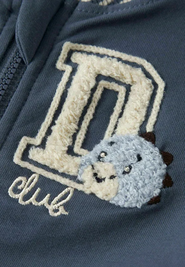 Худи на молнии с вышивкой Zip-up sweatshirt Name It, Vintage Indigo, индиго — фото 3