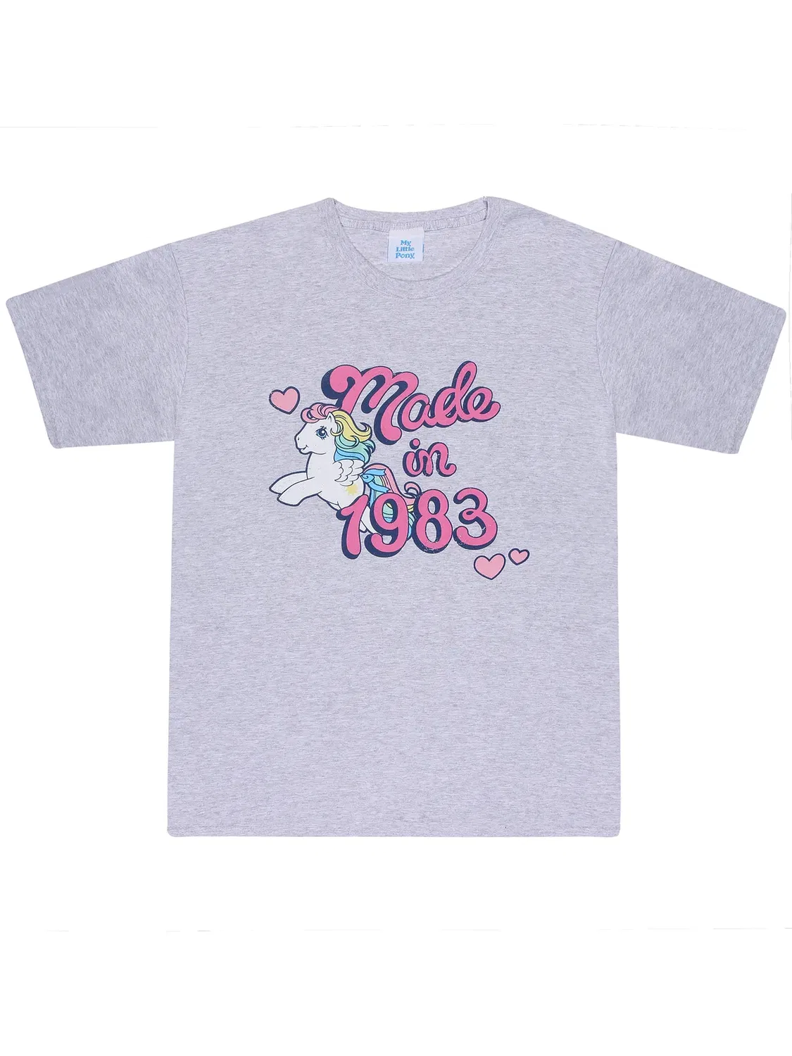 Футболка с принтом Made in 1983 My Little Pony, Grey