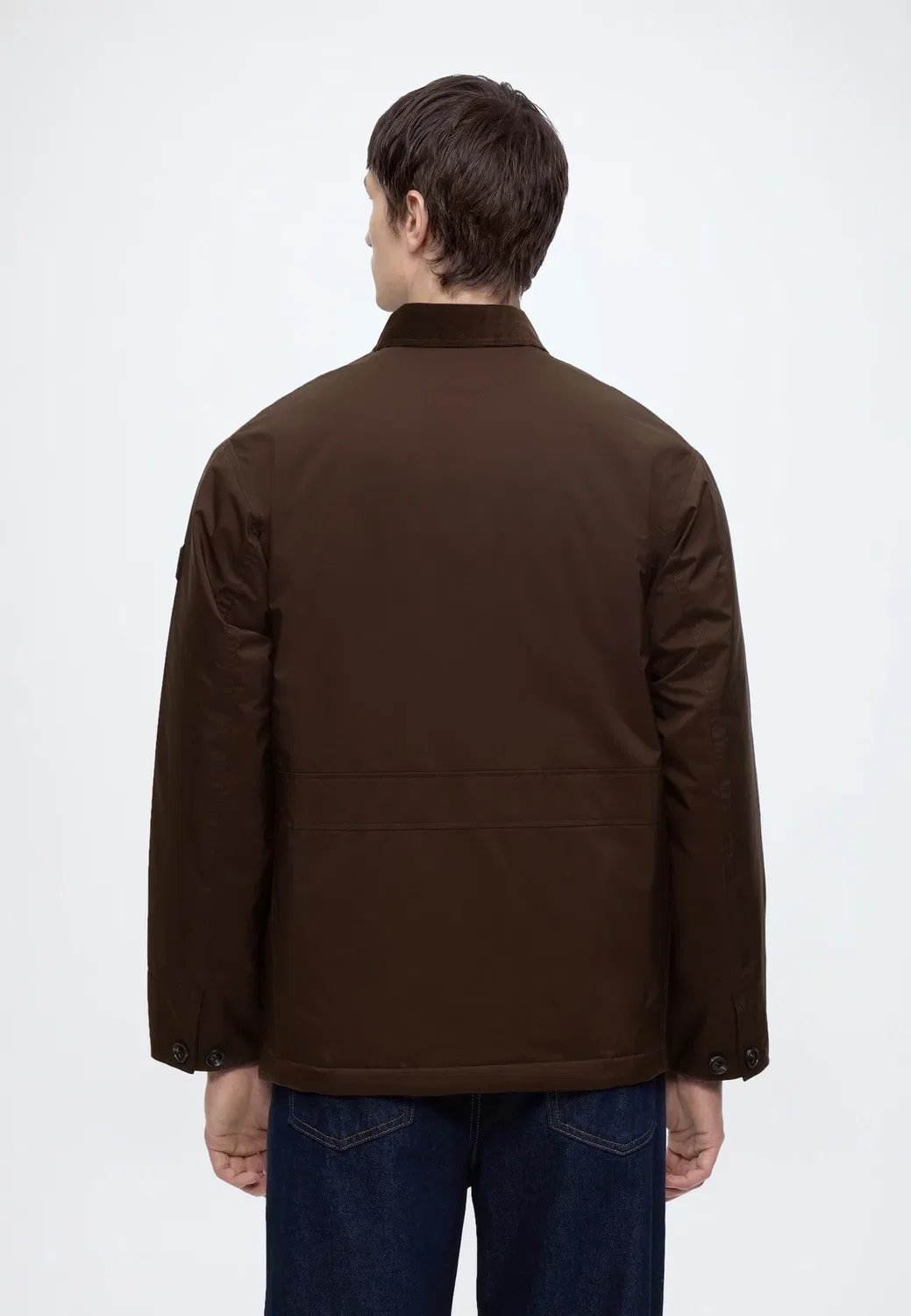 Излишки - куртка для межсезонья Tommy Hilfiger, Dark Coffee — фото 3