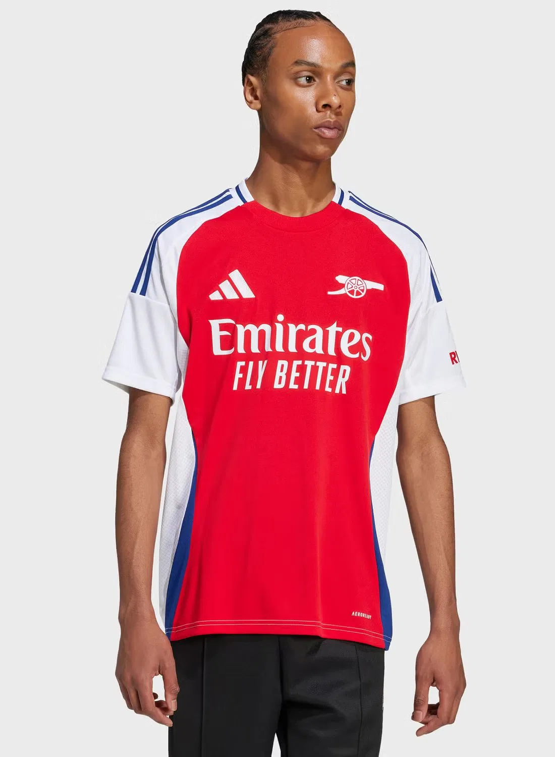 Футболка спортивная с принтом Arsenal FC 24/25 Adidas, белый