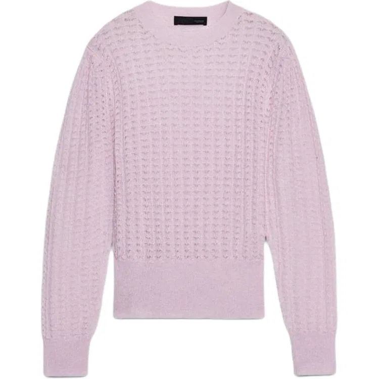 Женский свитер с круглым вырезом Pink ZARA, Pink