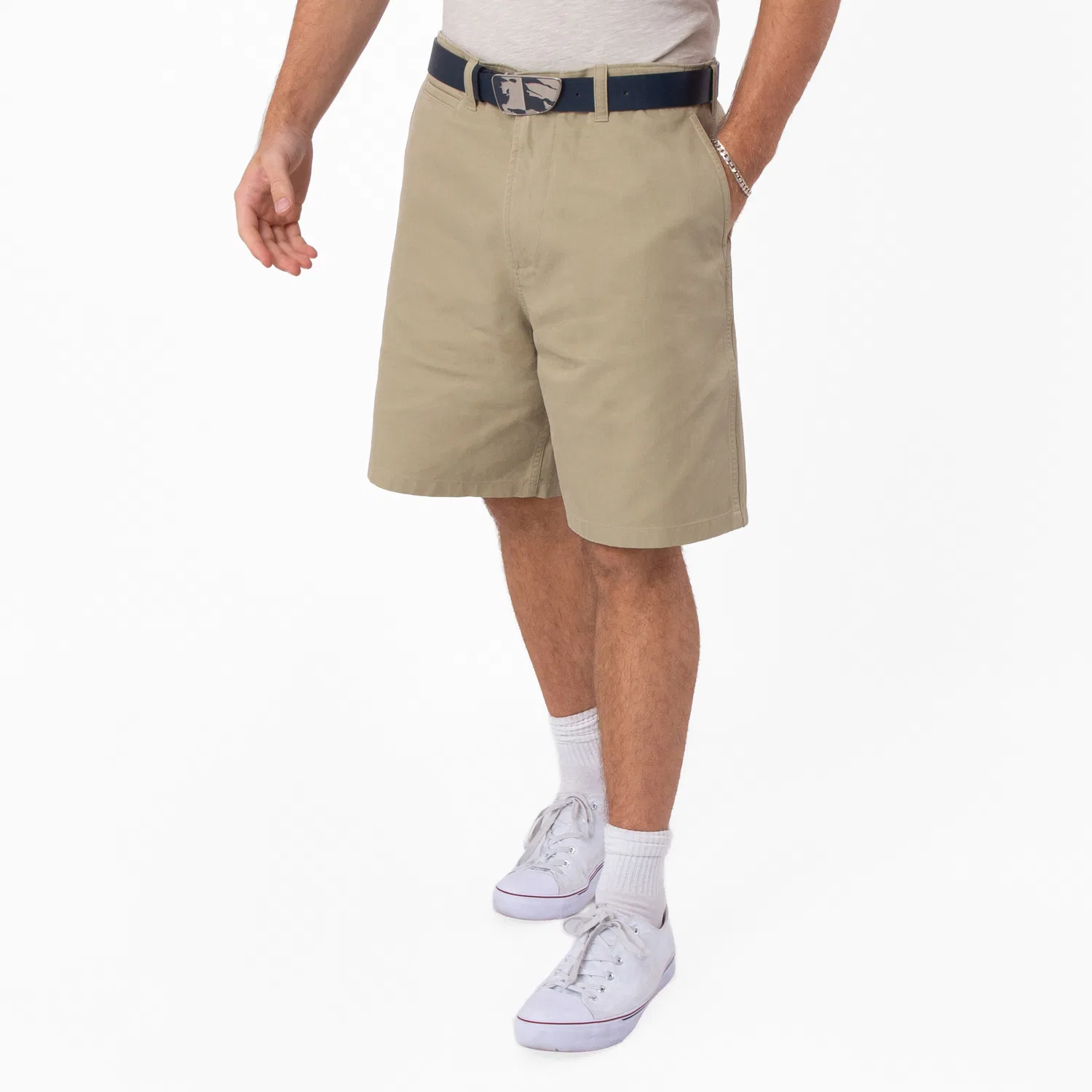 Шорты бермуды из хлопкового твила Twill Weave Bermuda Cotton Shorts Burberry, Hunter — фото 2