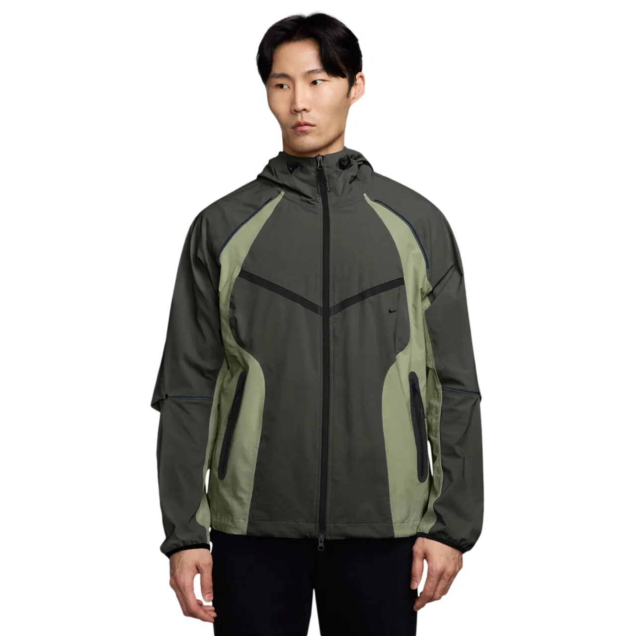 Мужская куртка Tech Woven Pro Full-Zip Nike, цвет Olive/Black