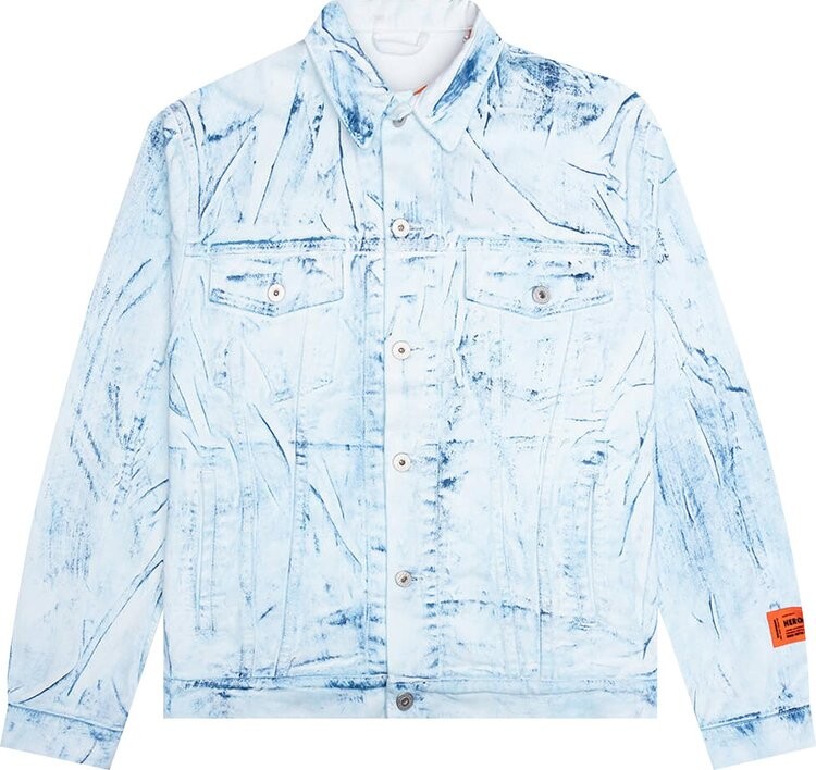 

Куртка Heron Preston Overdyed Spray Regular Jacket 'Blue', синий