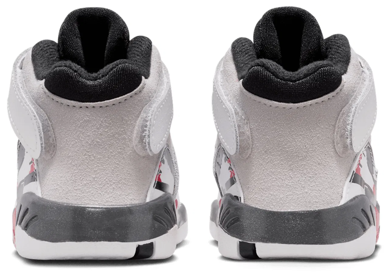 Кроссовки для девочек Retro 8 Jordan, цвет True Red/White/Black — фото 3