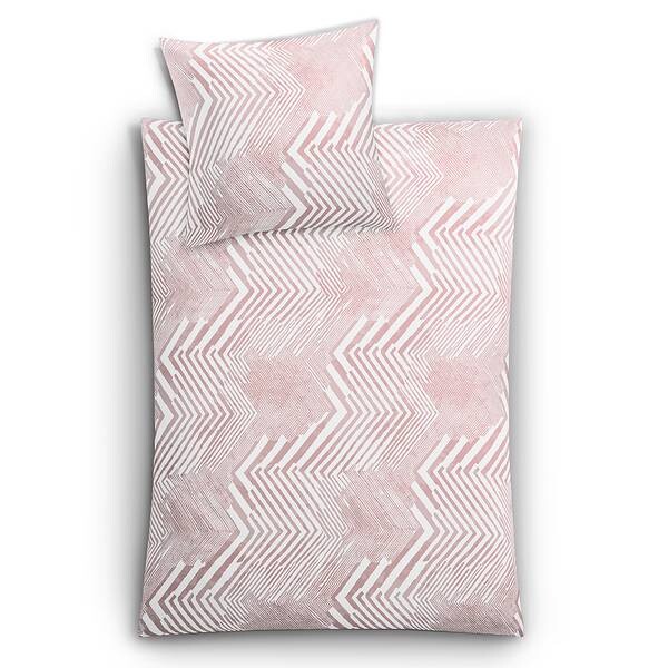 

Сатиновое постельное белье Kleine Wolke Macra, 155x1x220 см цвет pastellrose