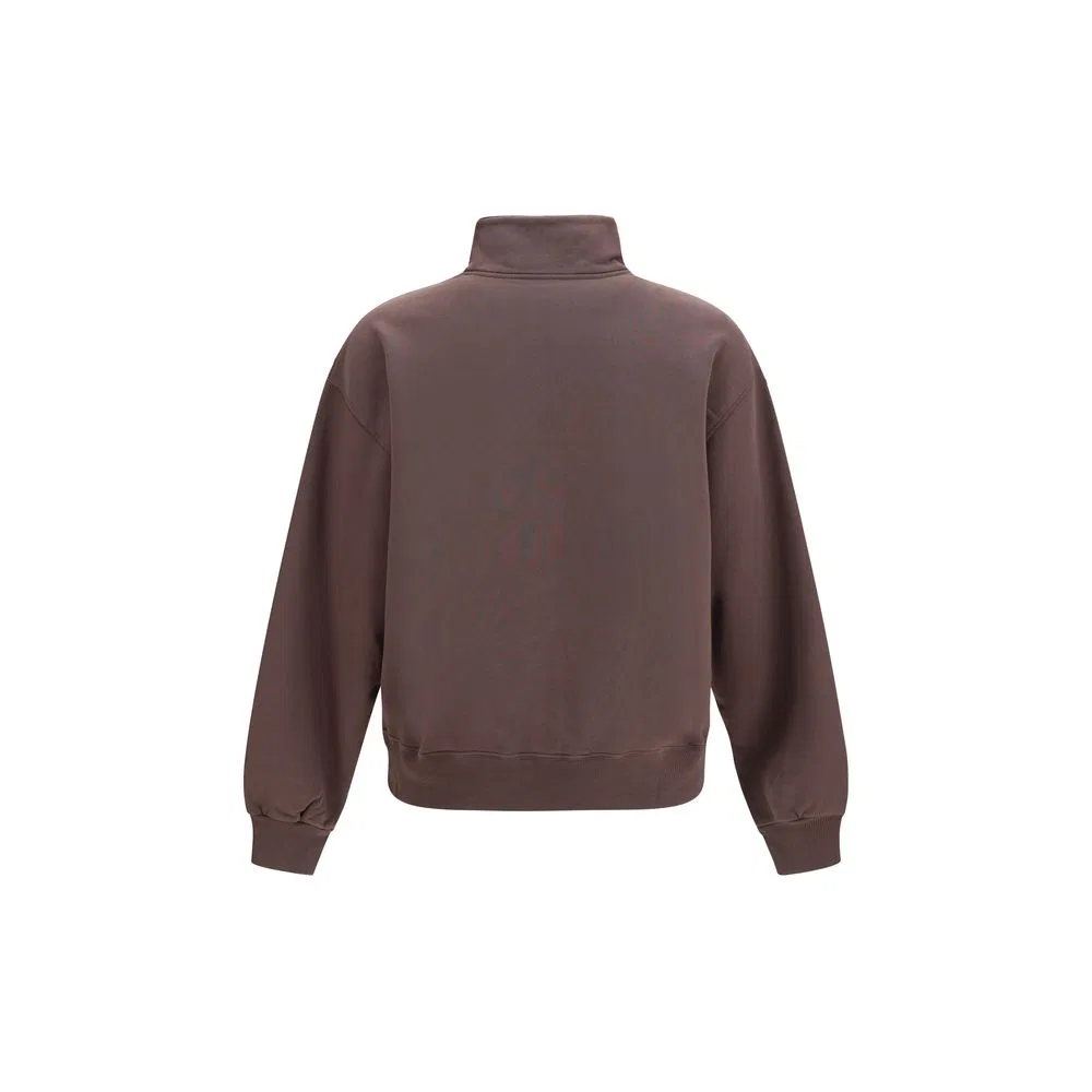 Мужской свитшот оверсайз с воротником-стойкой и молнией Le Camionneur Jacquemus, Brown — фото 2