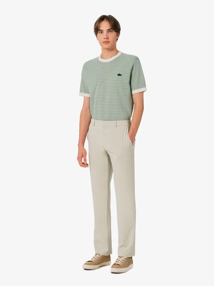 Чиносы из рипстопа с охлаждающим эффектом LACOSTE, Beige — фото 4