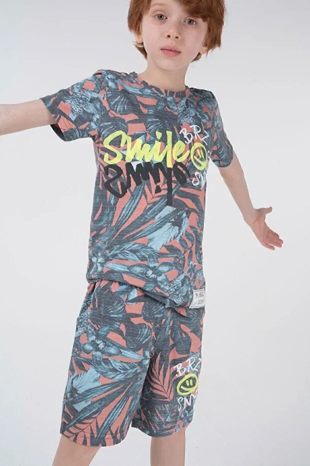 Детские шорты для мальчиков с принтом Brz Kids, Multicolor — фото 2