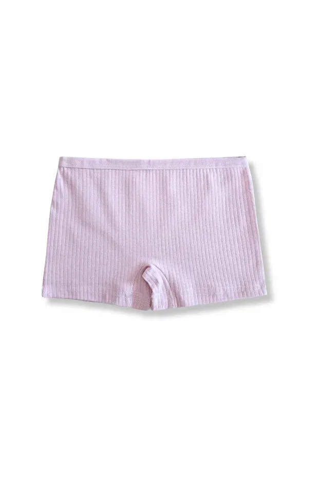 Детские трусы-боксеры для девочек хлопковые комплект 5 шт Underwear Panfilia, Lilac-Pink-Green — фото 4