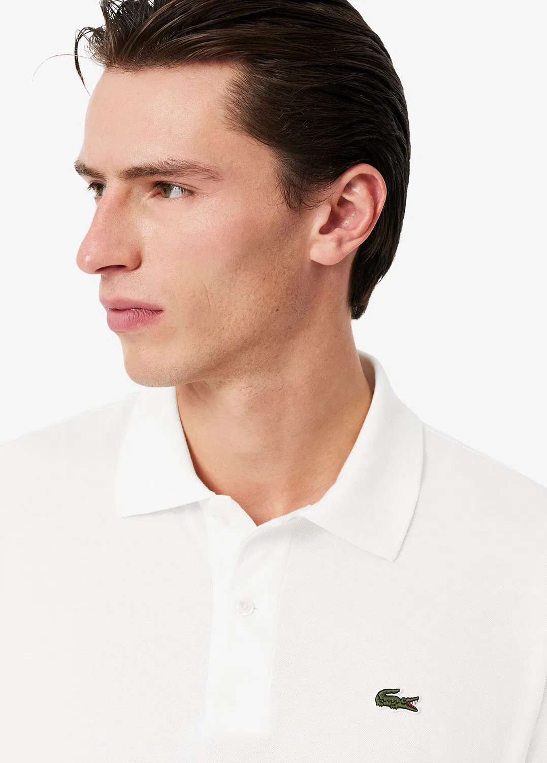 Поло Lacoste L.12.12 Classic Fit, белый — фото 3