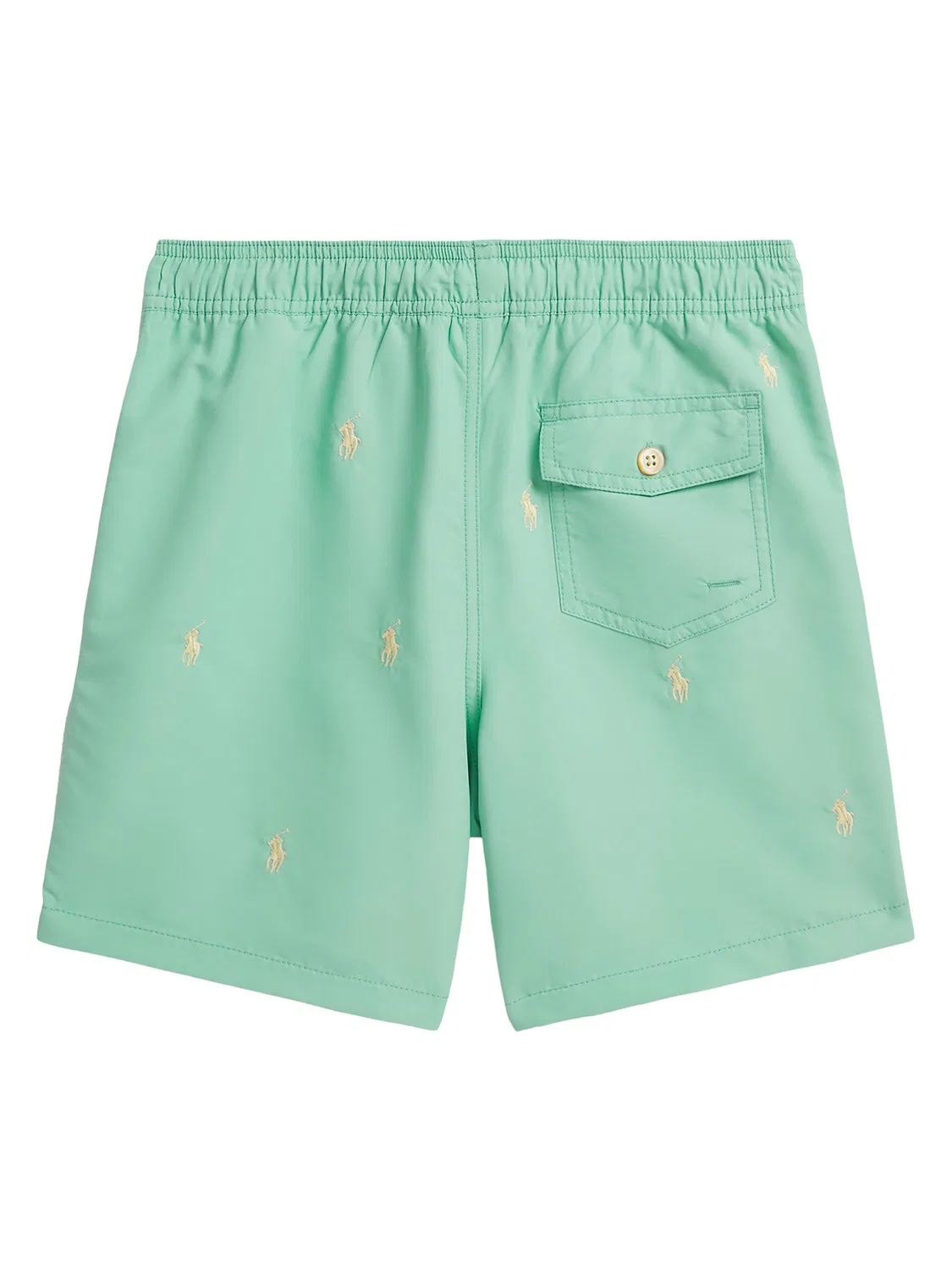 Плавки-шорты стандартного кроя для мальчика Polo Ralph Lauren, зеленый — фото 2