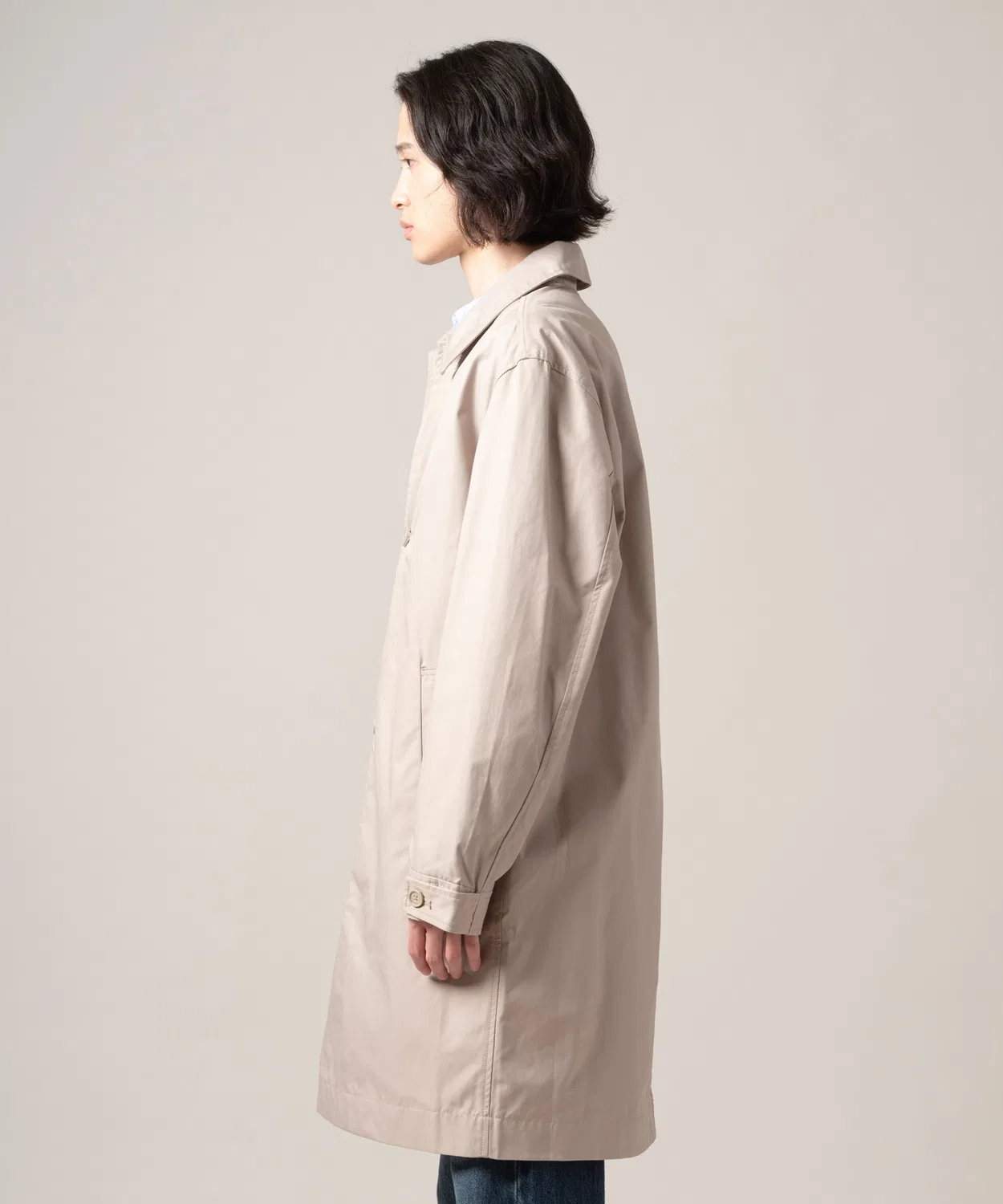 Мужское пальто-тренч с длинным рукавомTiburon Car Coat Levi's, Beige — фото 2