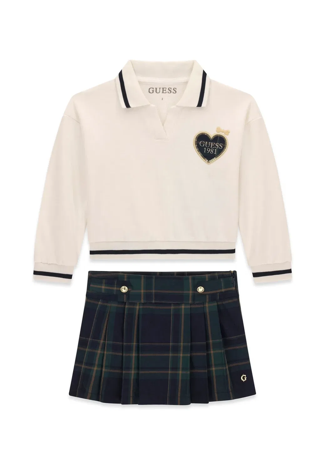 Толстовка и рок-сет - толстовка Guess, Creme — фото 4