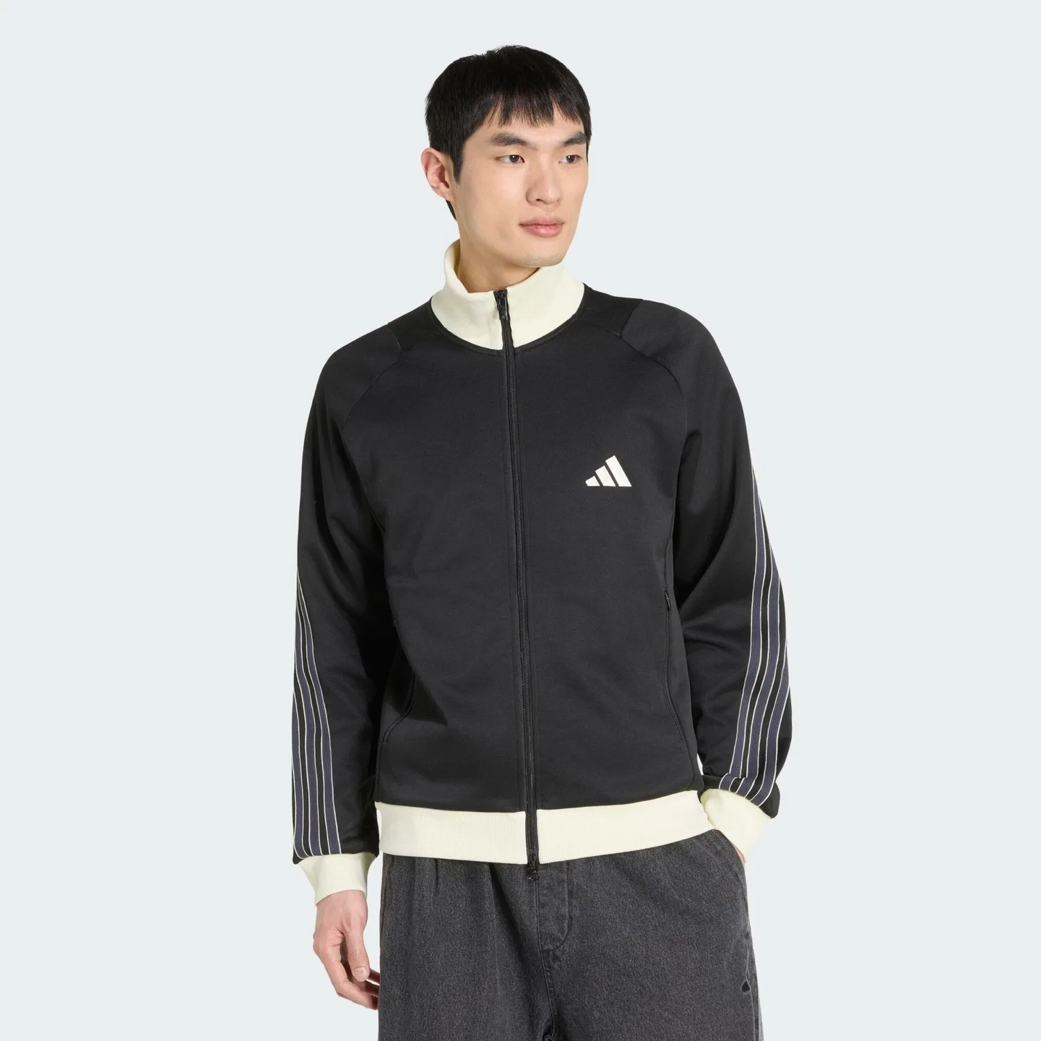 Мужская тренировочная куртка из спейсера Stadium Pikee, Adidas, Schwarz