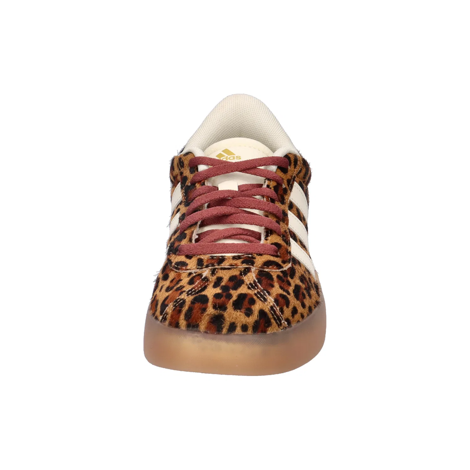 Детские кроссовки с замшевым верхом VL Court 3.0 K Adidas, Beige Braun Schwarz — фото 3